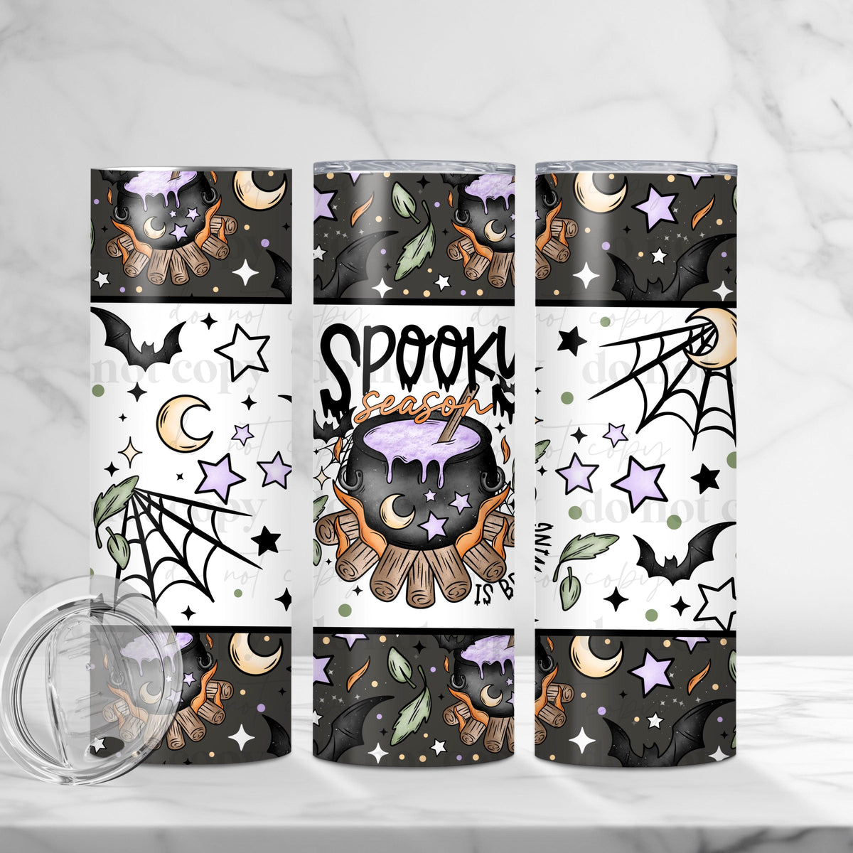 Spooky Season Is Brewing Tumbler Wrap