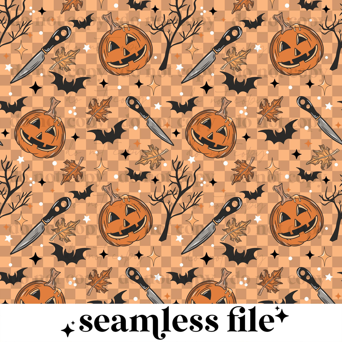 Killer Halloween Seamless