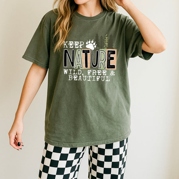 Keep Nature Wild PNG