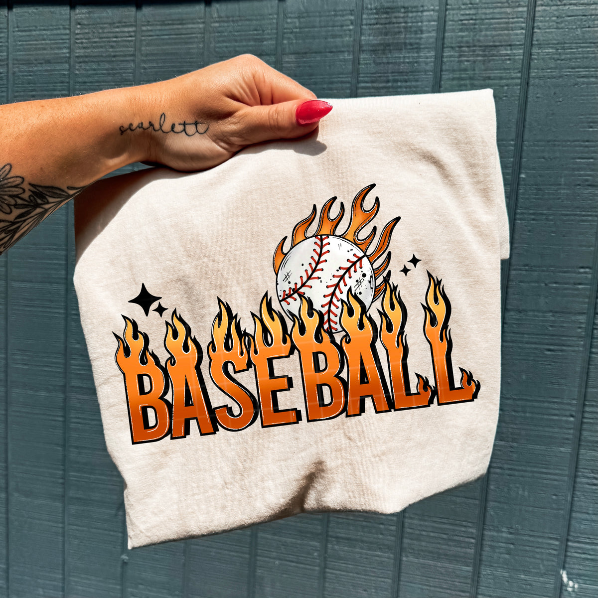 Baseball Flame PNG