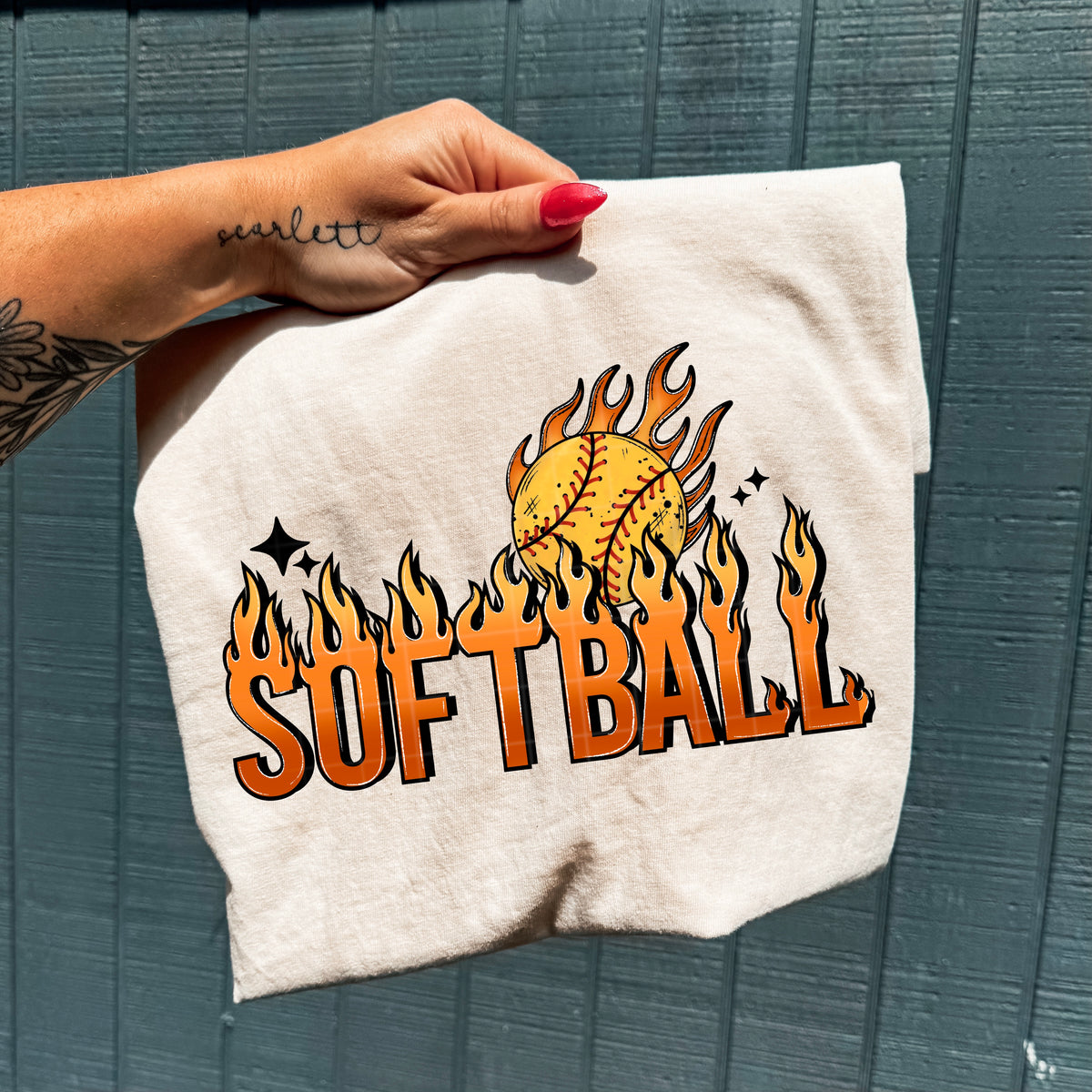Softball Flame PNG