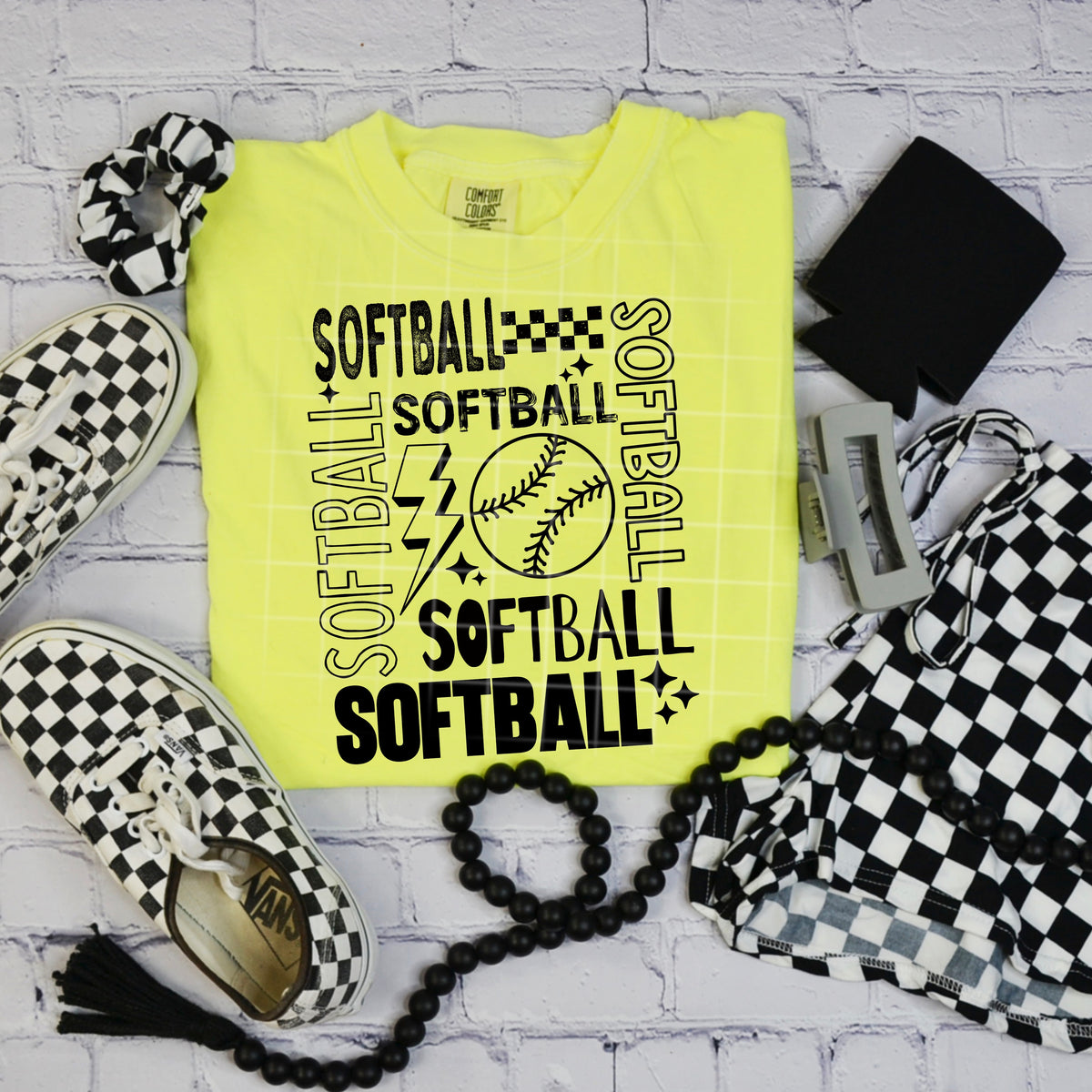 Softball Single Color PNG