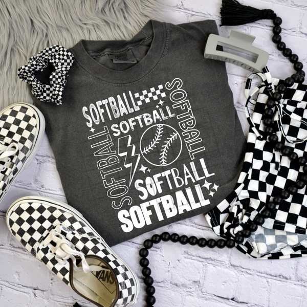 Softball Single Color PNG