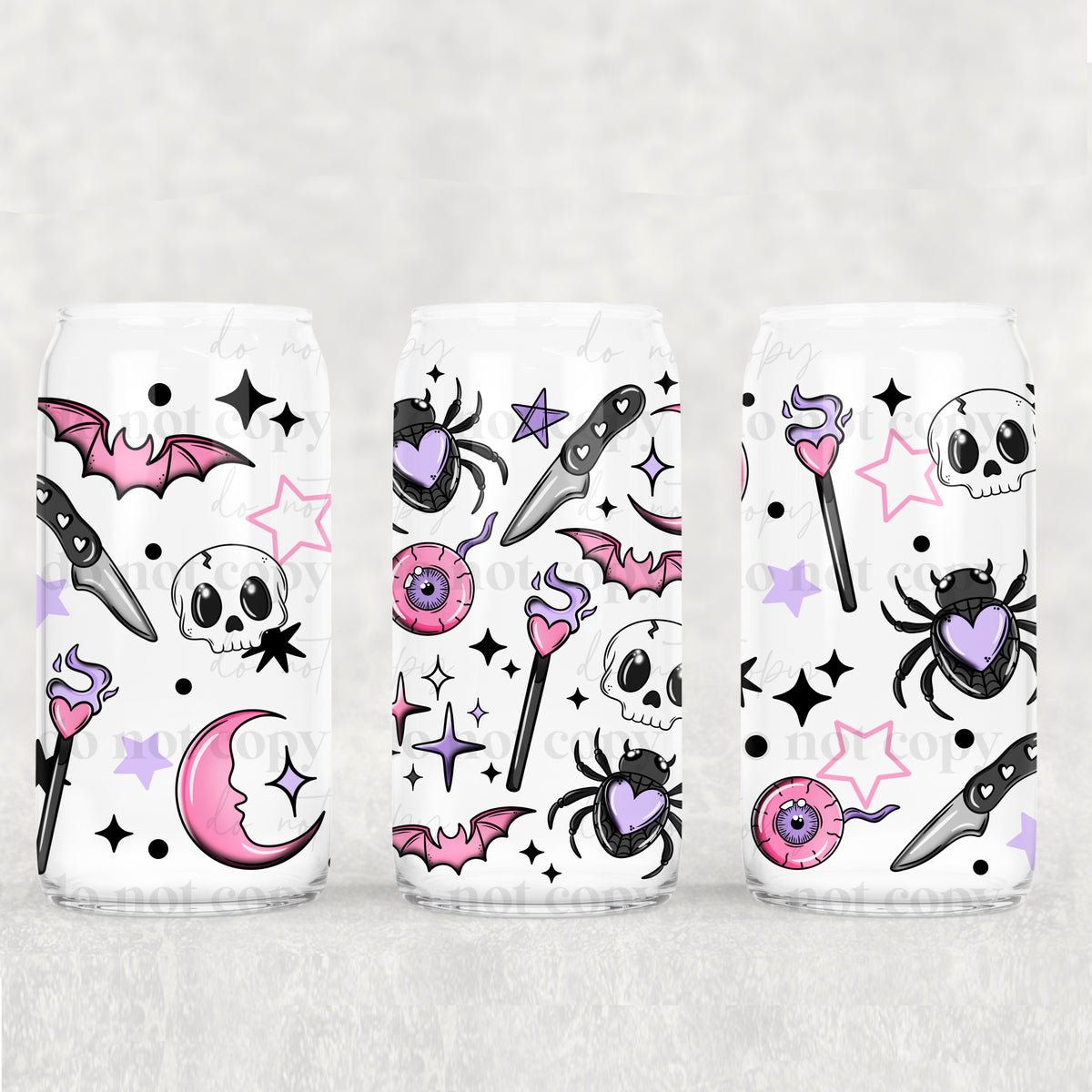 Spooky Things 16oz Glass Wrap