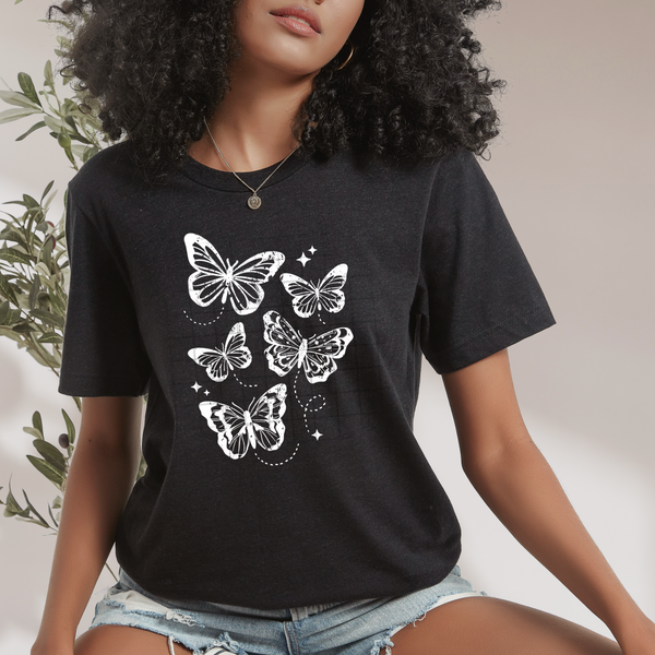 Butterflies Single Color PNG