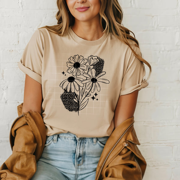 Floral Single Color PNG