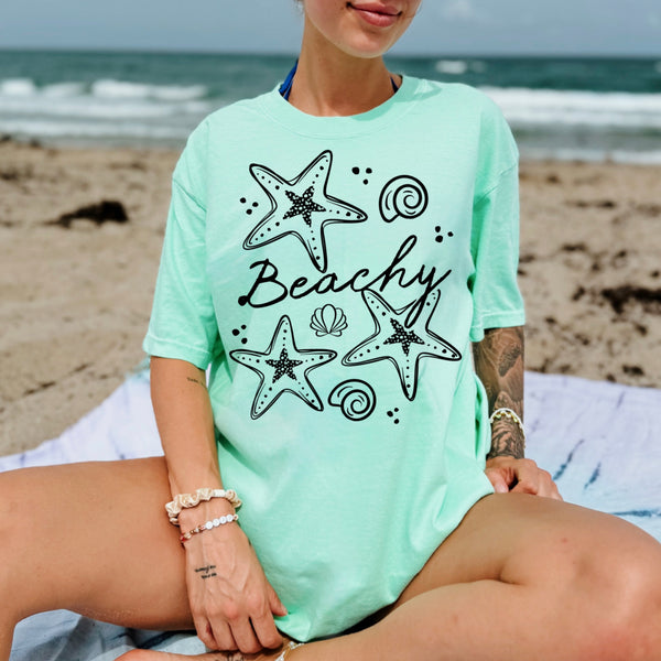 Beachy Starfish Single Color PNG