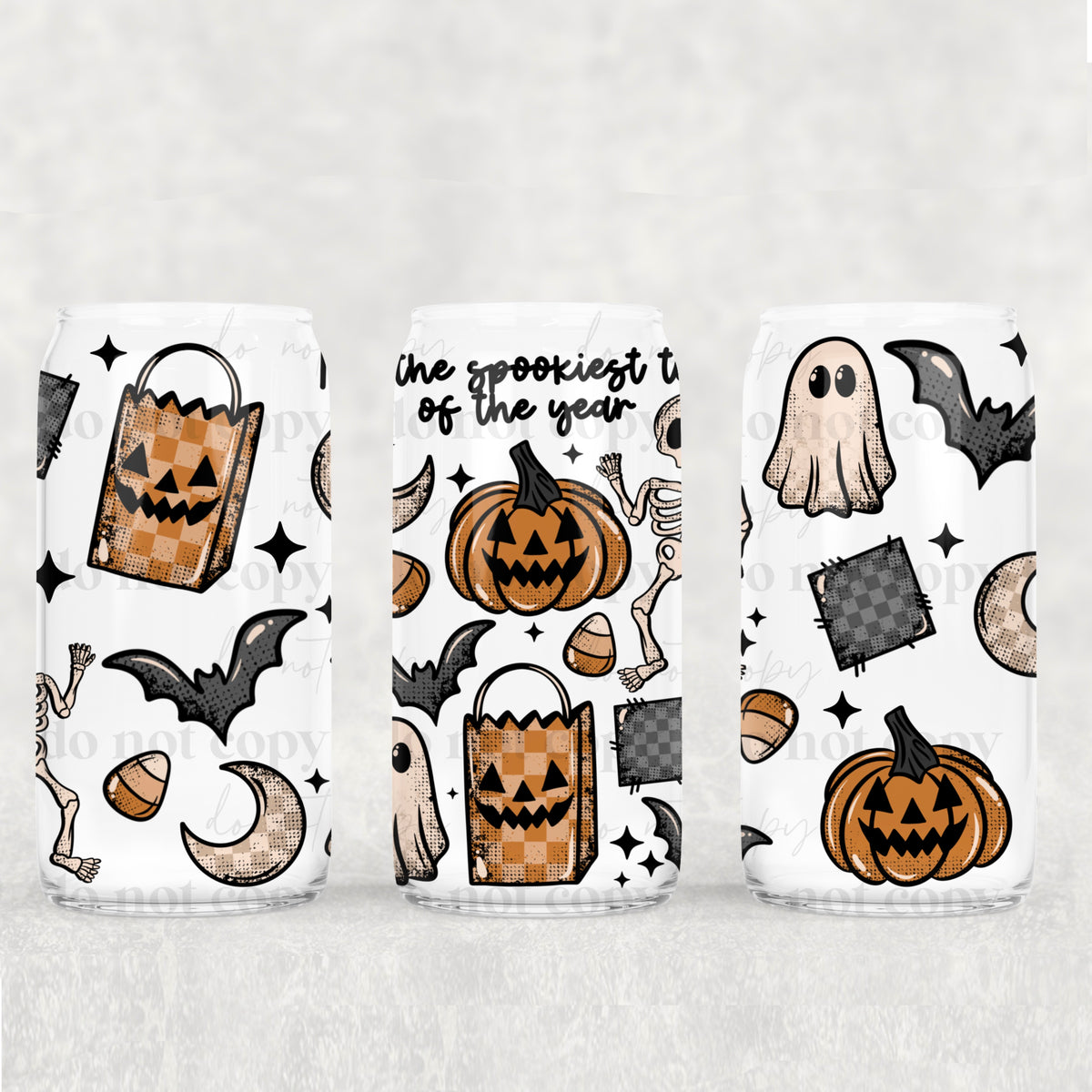 Spookiest Time Of The Year 16oz Glass Wrap