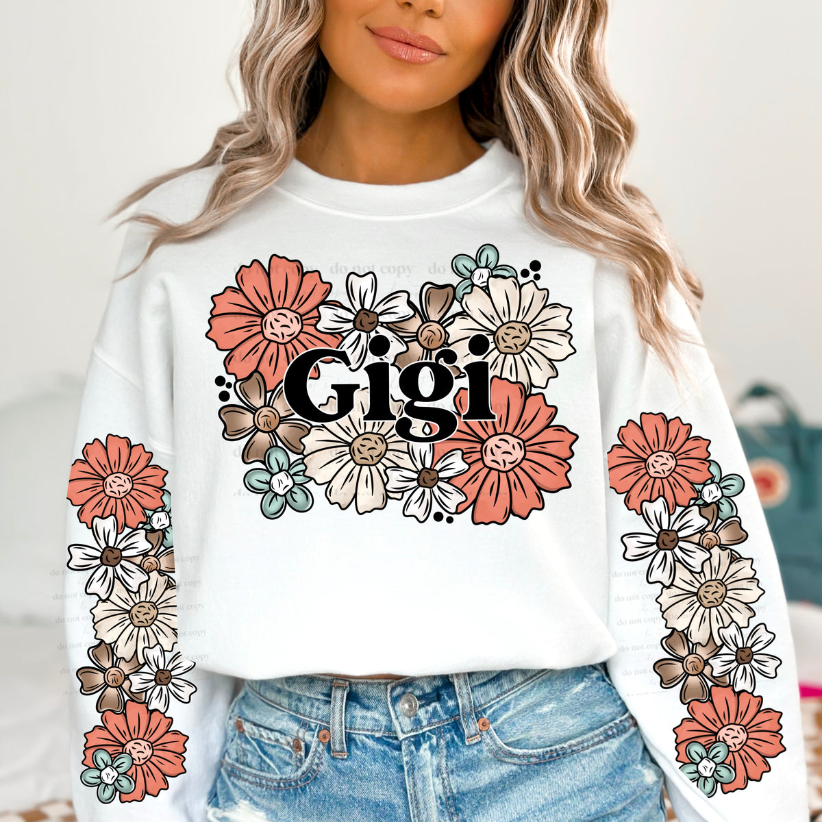 GiGi Floral w/ Sleeves PNG