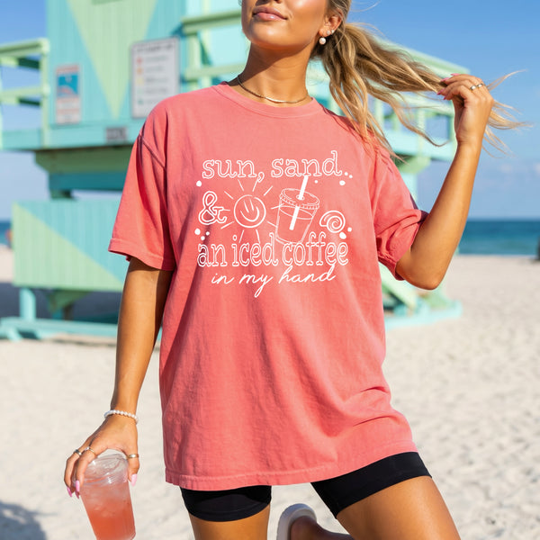 Sun Sand Coffee Single Color PNG