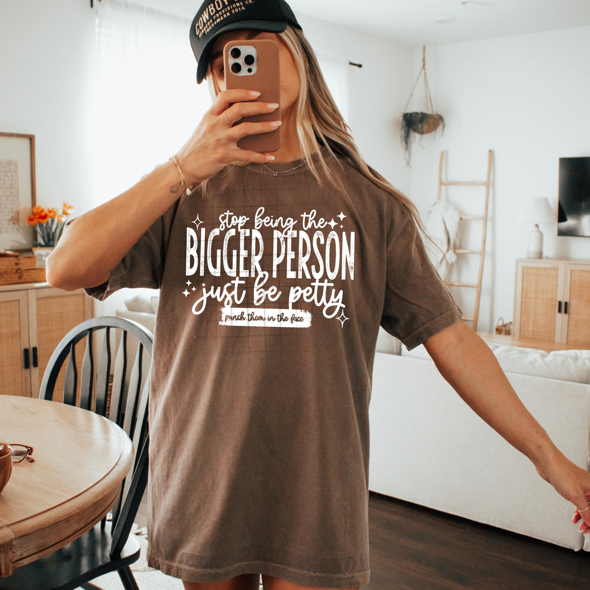 Stop Being The Bigger Person Single Color PNG