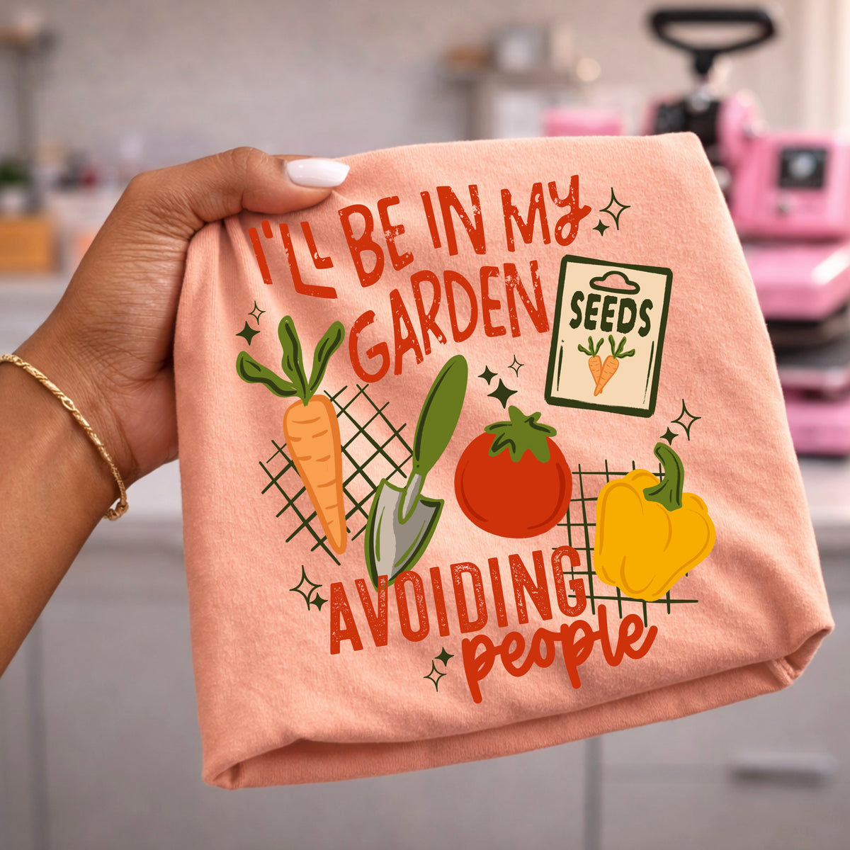 Avoiding People Garden PNG