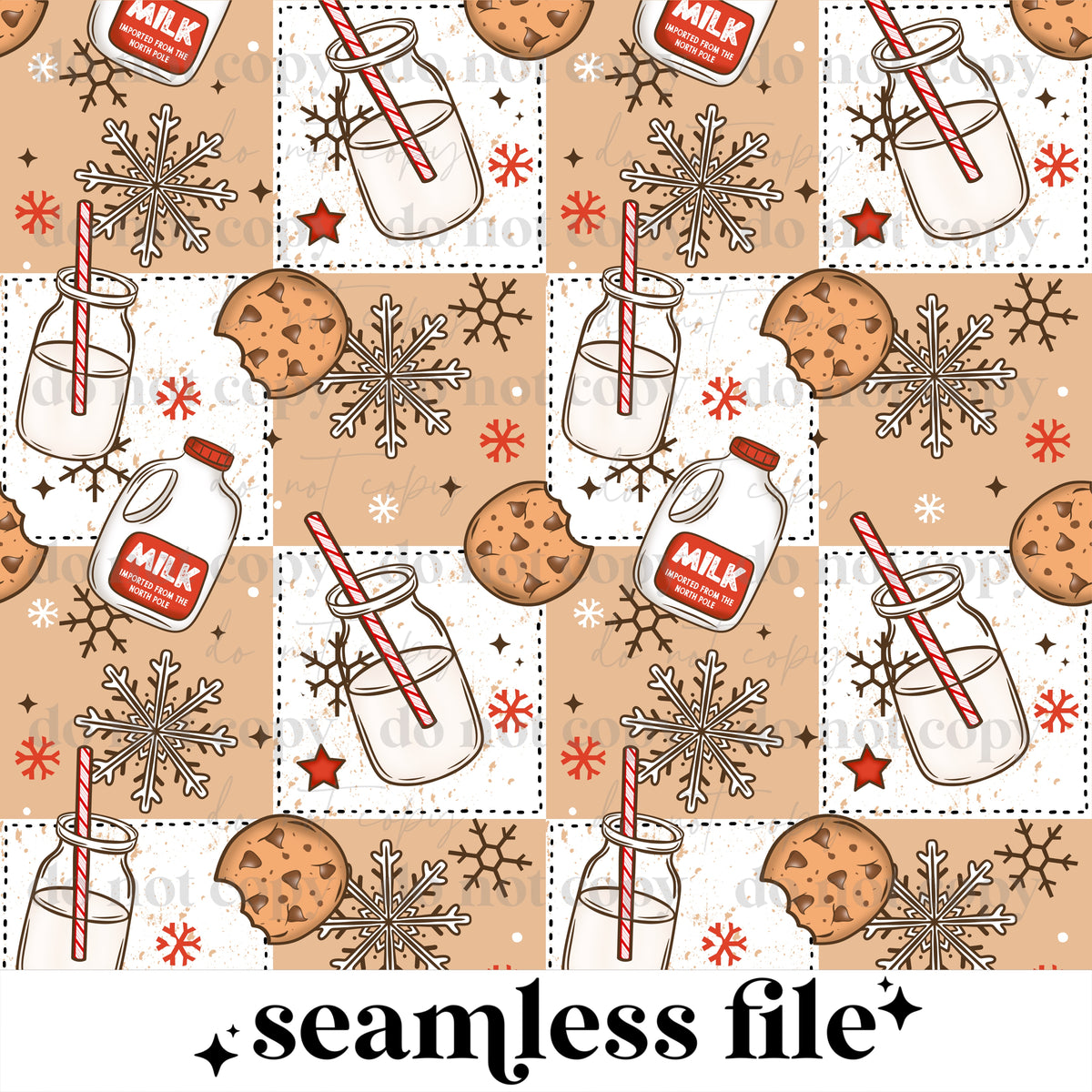 Milk & Cookies Seamless