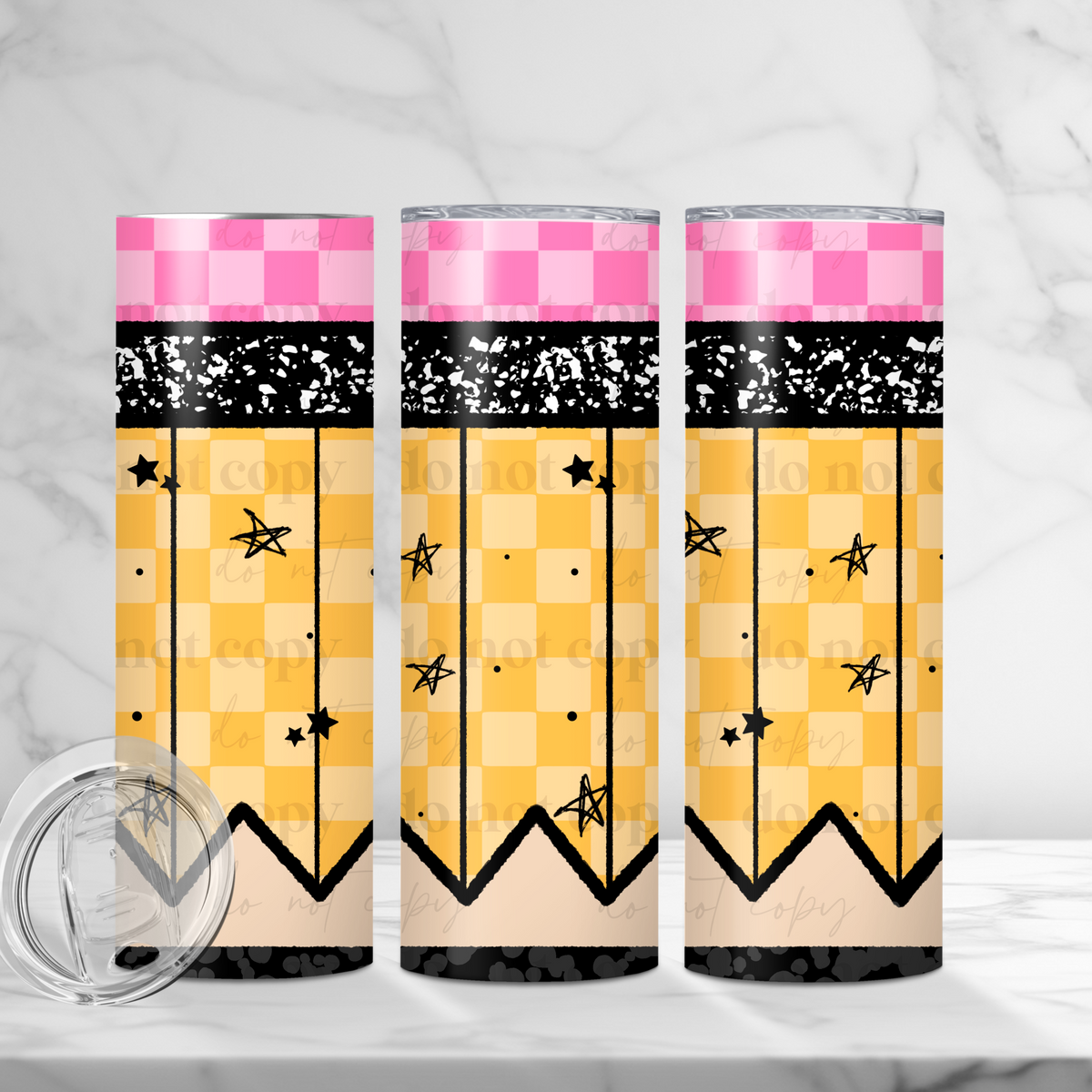Pencil Tumbler Wrap