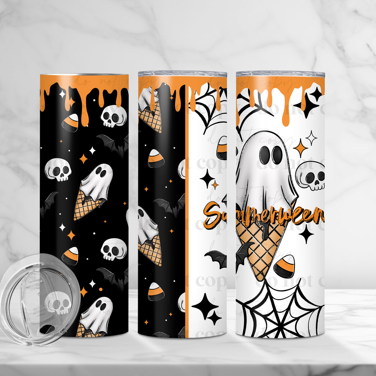 Summerween Tumbler Wrap