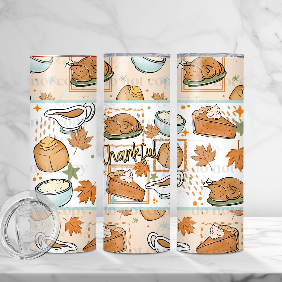 Thankful 20oz Tumbler Wrap