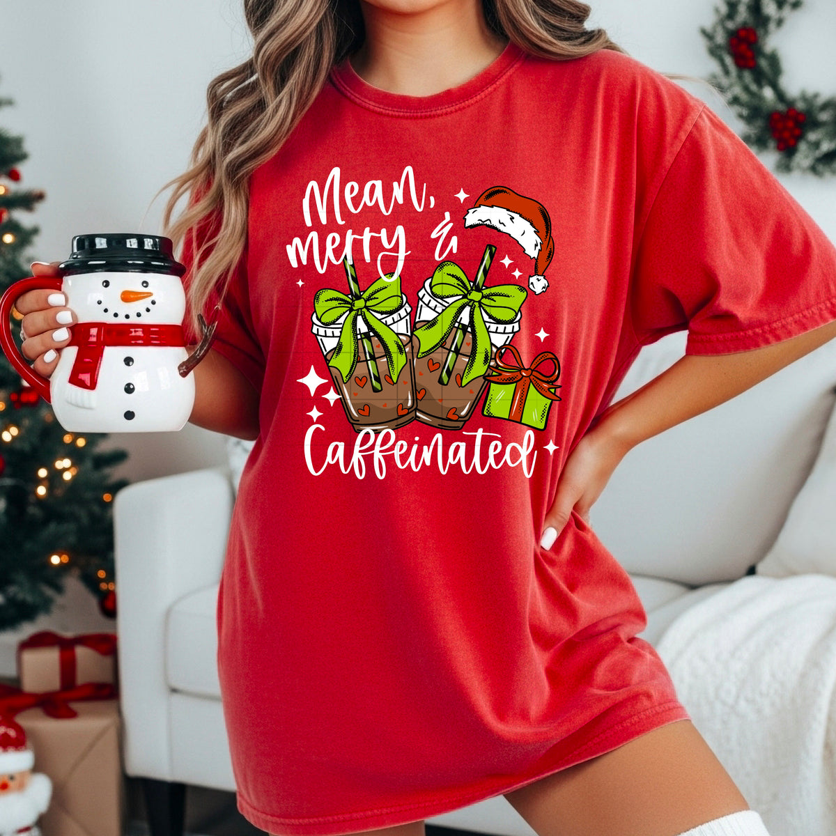 Mean Merry & Caffeinated PNG