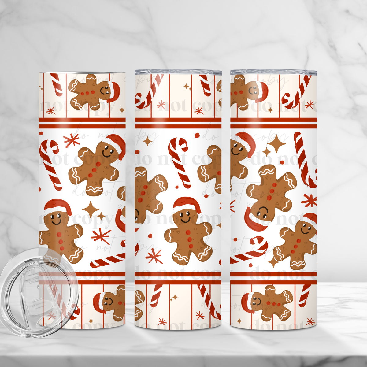 Gingerbread 20oz Tumbler Wrap