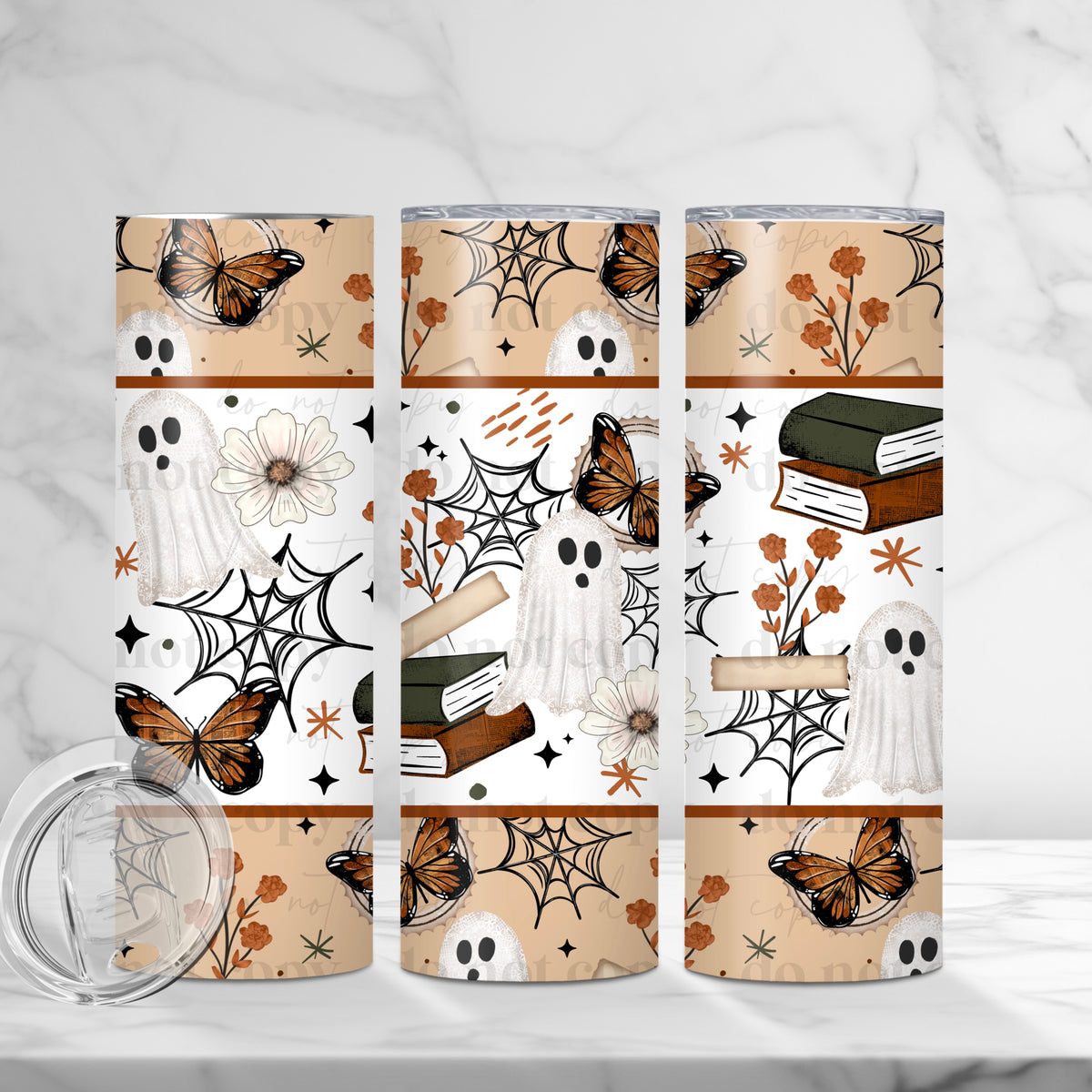 Book Ghostie 20oz Tumbler Wrap