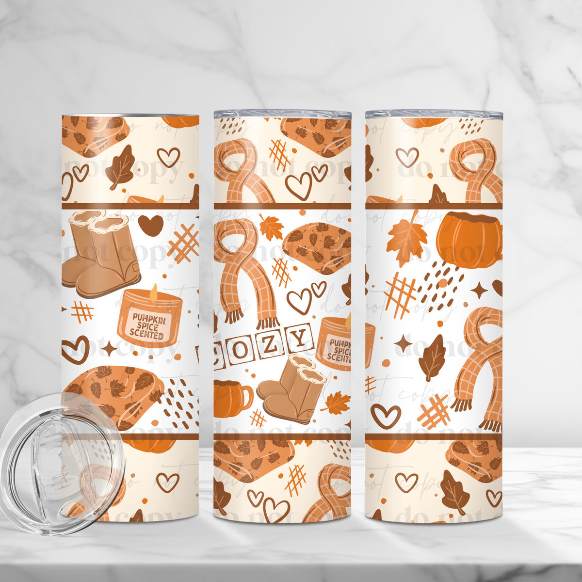 Cozy Fall 20oz Tumbler Wrap