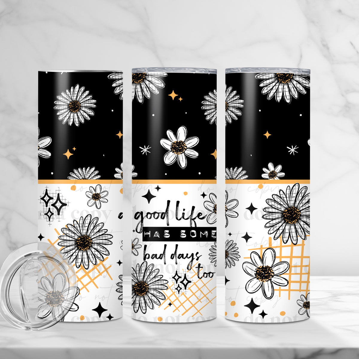 Good Life Bad Days 20oz Tumbler Wrap