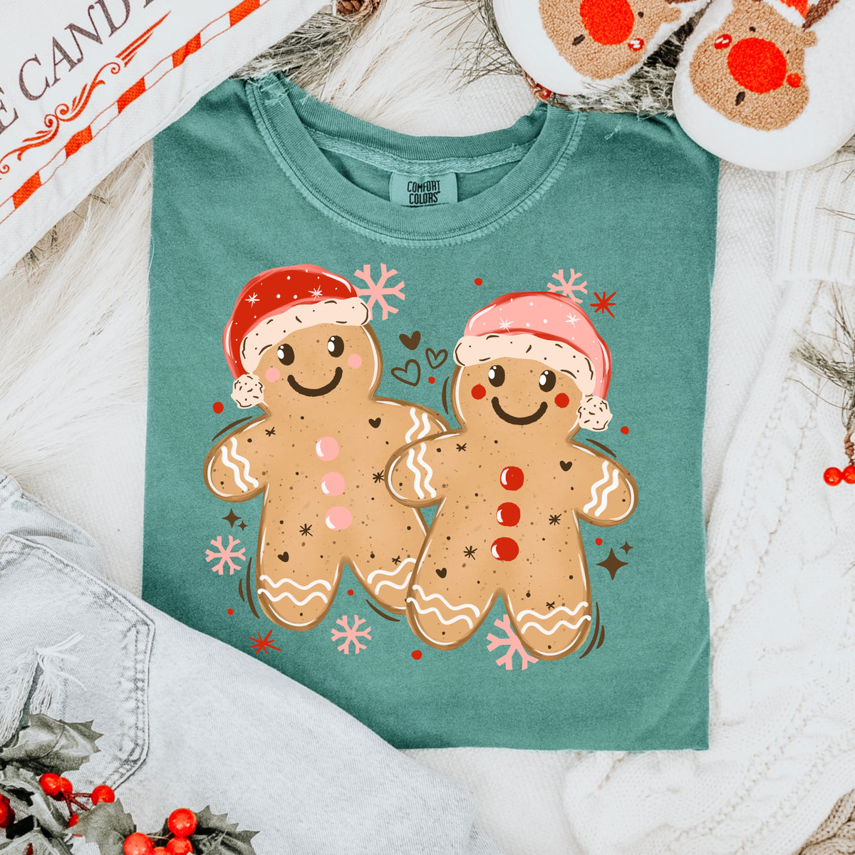 Boy & Girl Gingerbread PNG