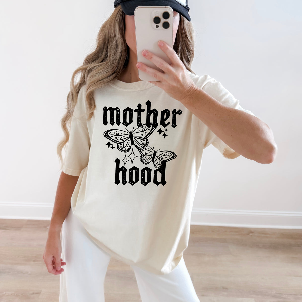 Motherhood Butterfly Single Color PNG