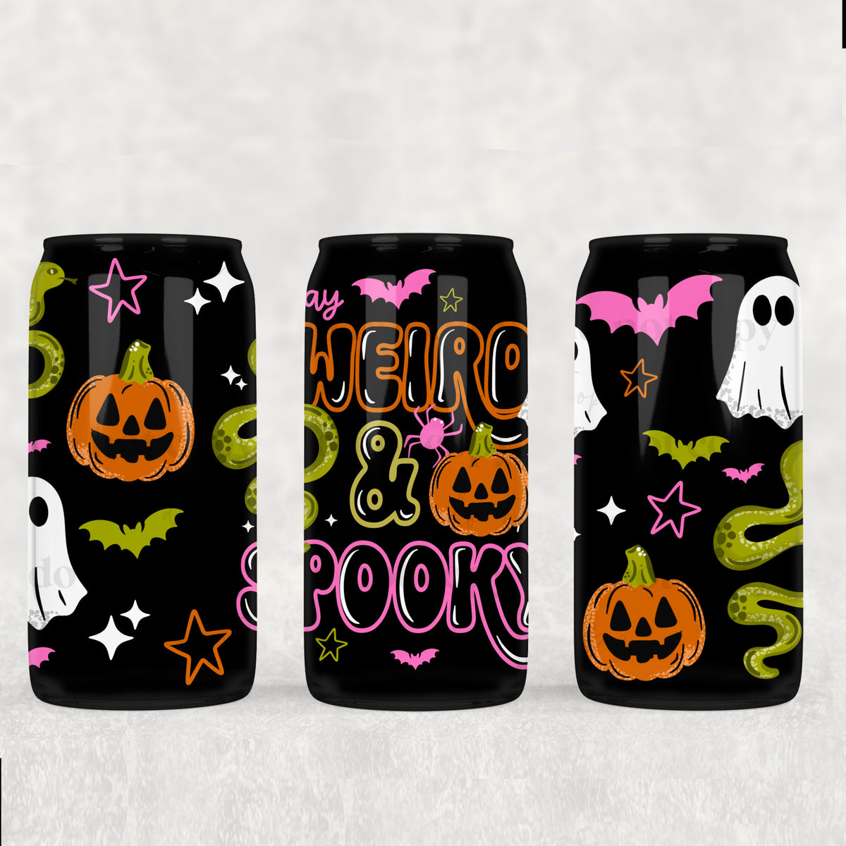 Weird & Spooky 16oz Glass Wrap
