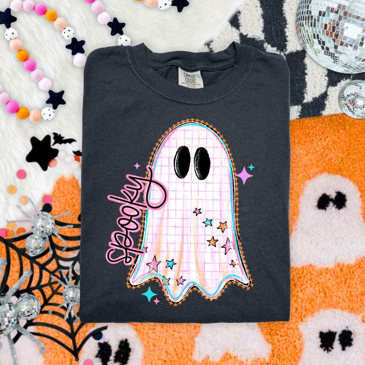 Spooky Pastel Ghost PNG