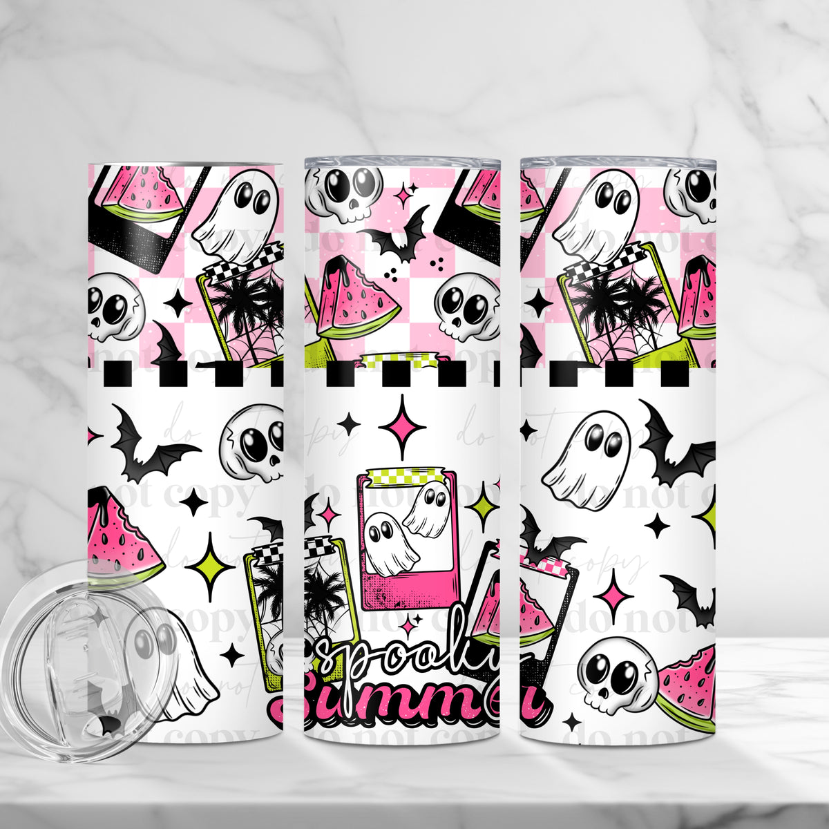 Spooky Summer Tumbler Wrap