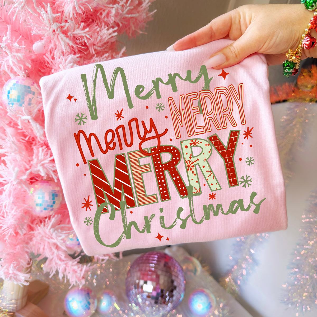 Merry Christmas Stack PNG