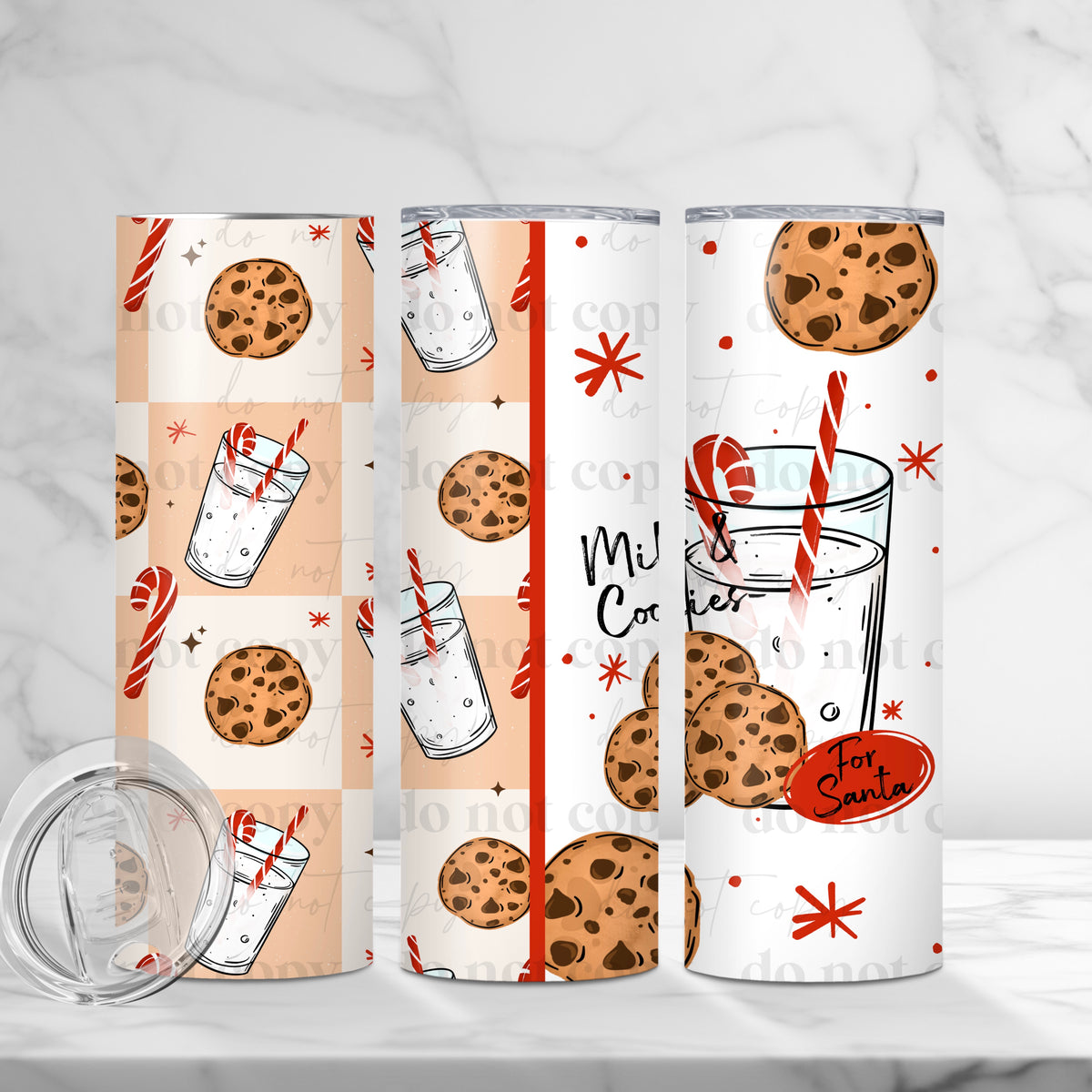Milk & Cookies 20oz Tumbler Wrap
