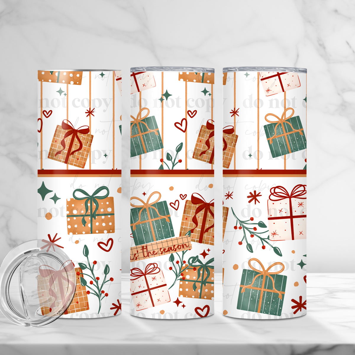 Tis The Season Gifts 20oz Tumbler Wrap