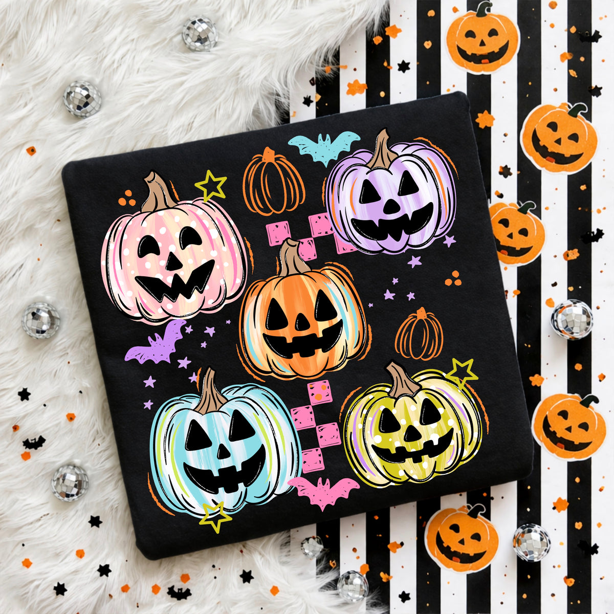Colorful Jack O Lantern PNG