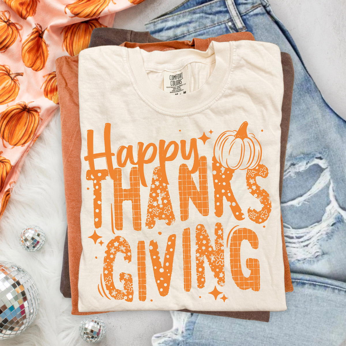 Happy Thanksgiving Single Color PNG