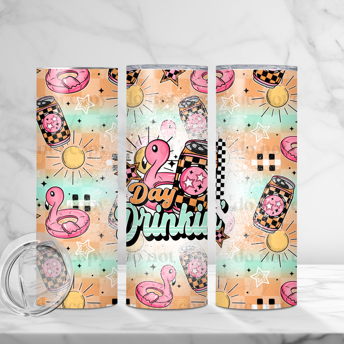 Day Drinkin Tumbler Wrap