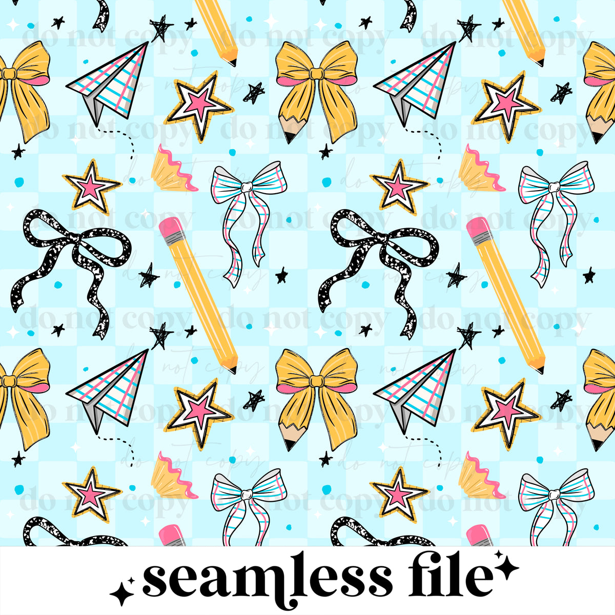 School Bows Seamless