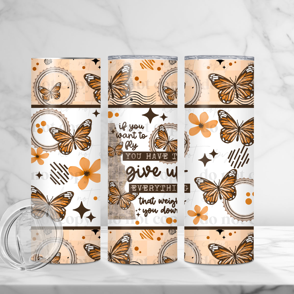 If You Want To Fly Tumbler Wrap