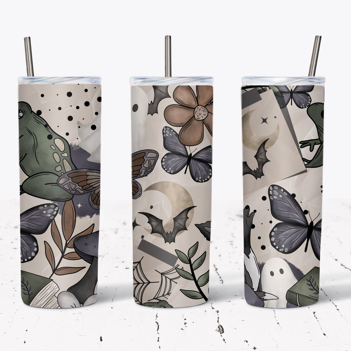 Spooky Nature Tumbler Wrap