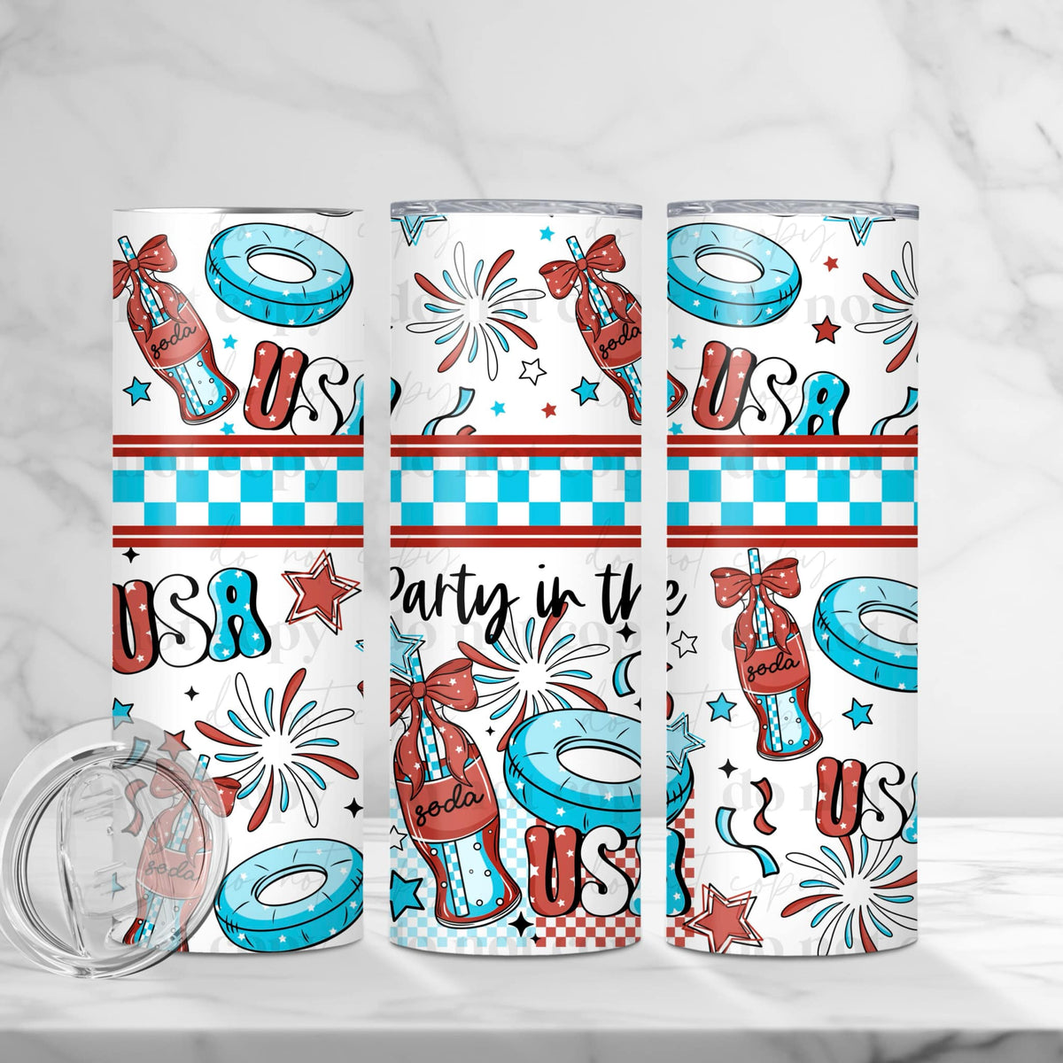 Party In The USA Tumbler Wrap