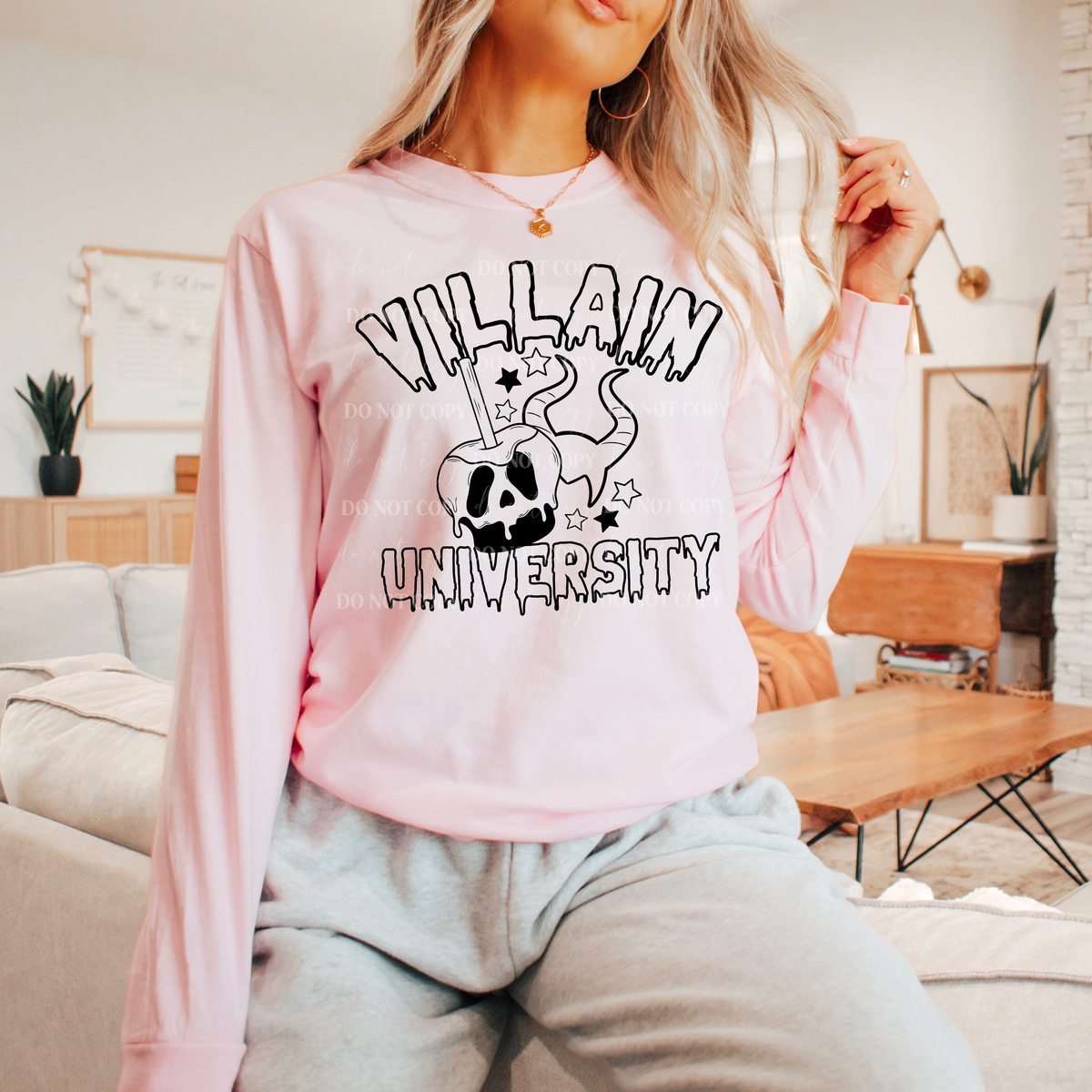 Villain University Single Color PNG