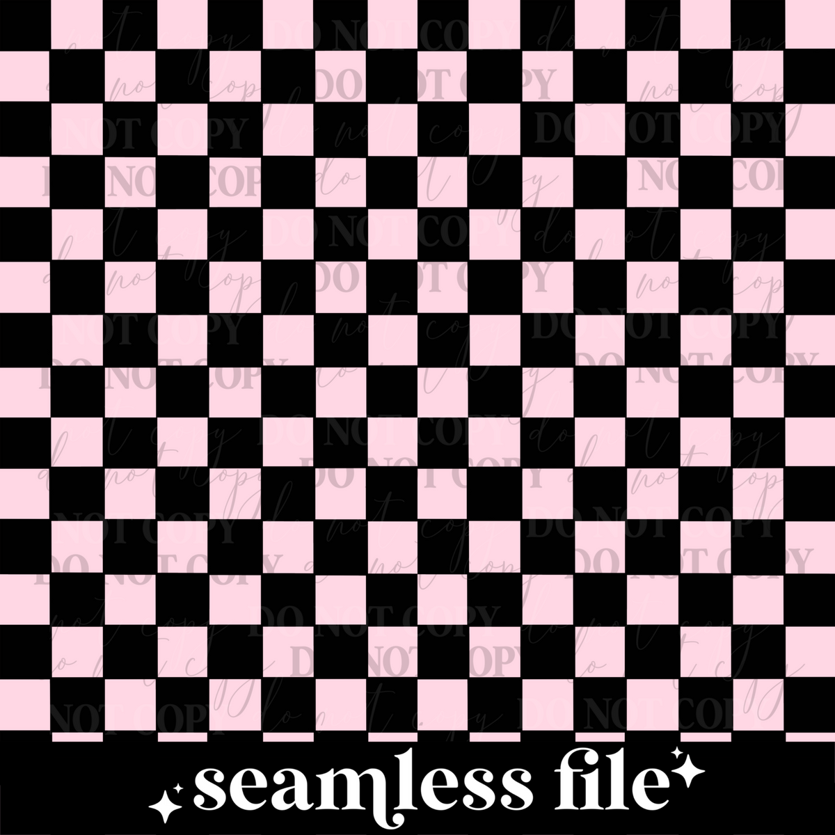 Pink Checker Seamless