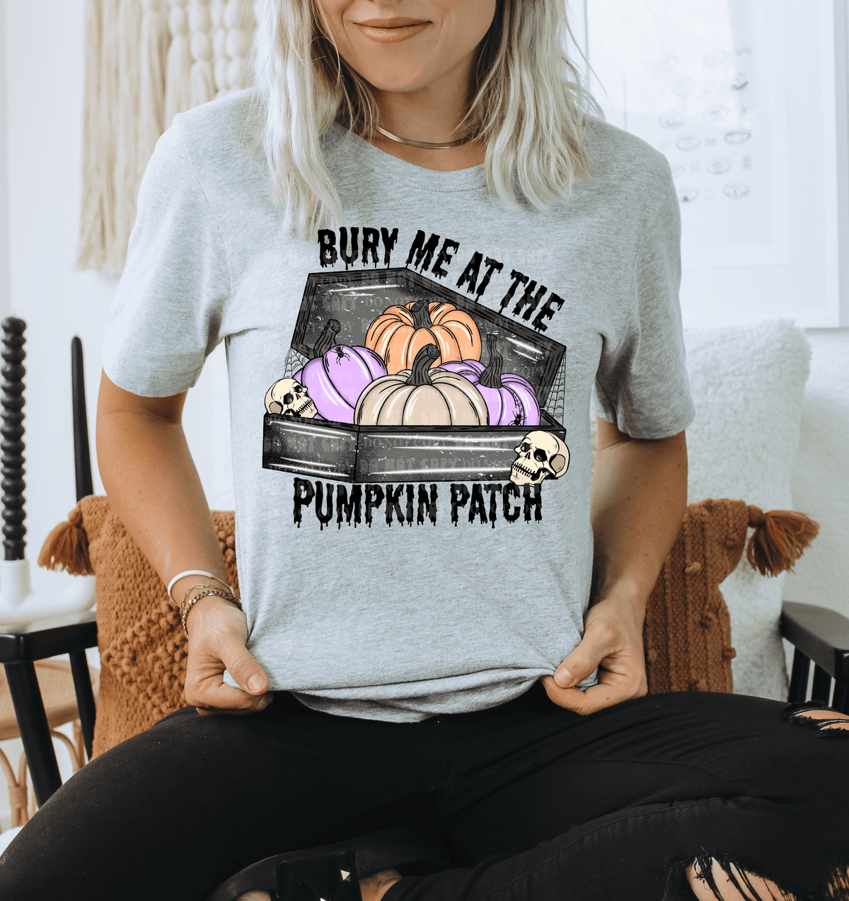 Bury Me At The Pumpkin Patch PNG