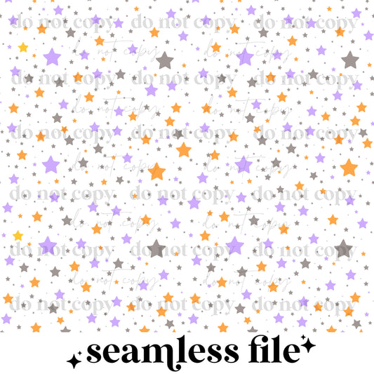 Halloween stars Seamless