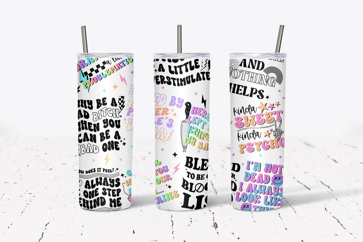 Phrases Tumbler Wrap