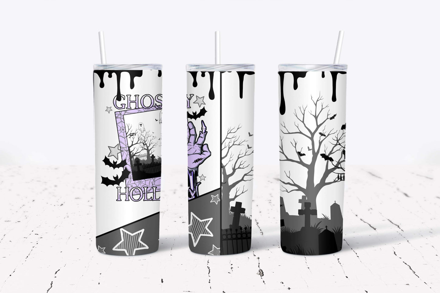 Ghostly Hollow Tumbler Wrap