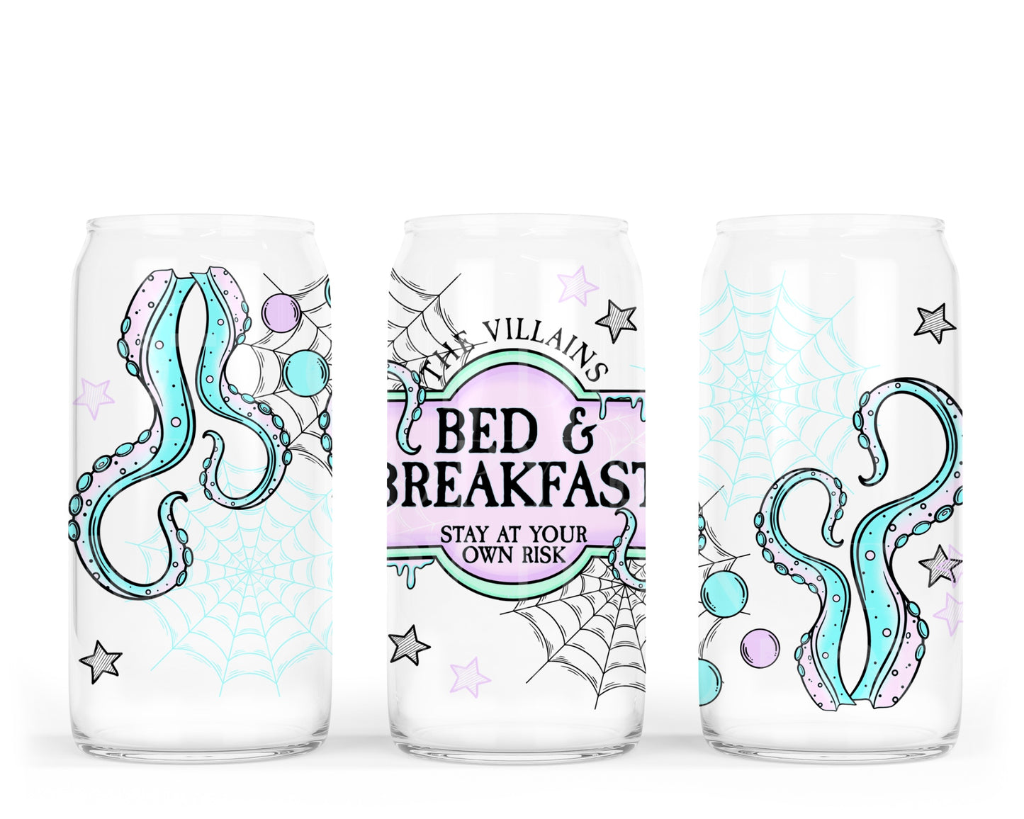 Villain Bed and breakfast 16 oz wrap
