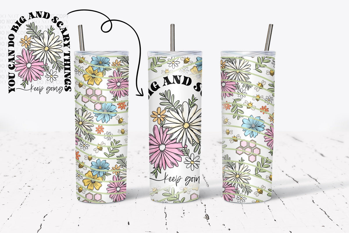 Floral Tumbler Wrap