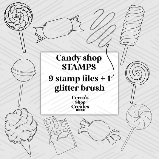 Candy Shop Procreate Brush Set