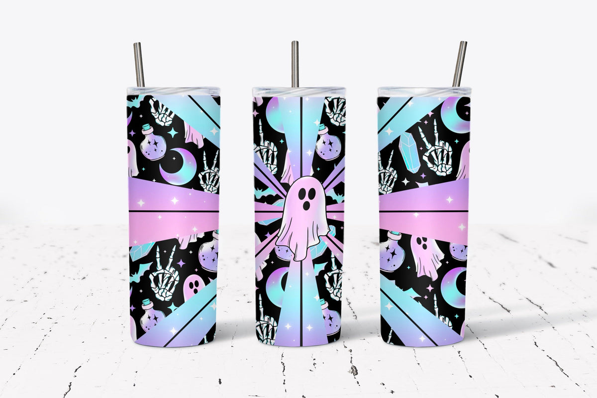 Pastel spooky Tumbler Wrap